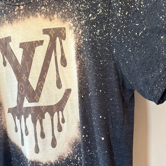 Louis Vuitton Drip Logo T-Shirt MEDIUM - Picture 2 of 5